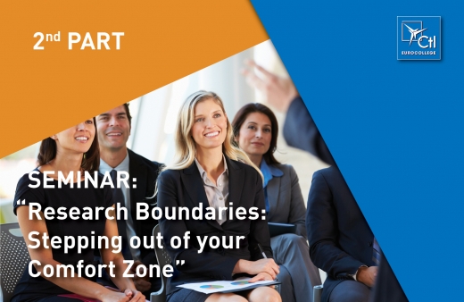 Research Boundaries: Stepping out of your comfort zone/2nd Part