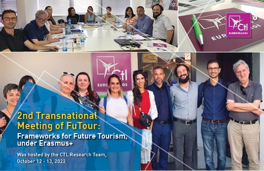 FuTour: Frameworks for Future Tourism, under Erasmus+ 