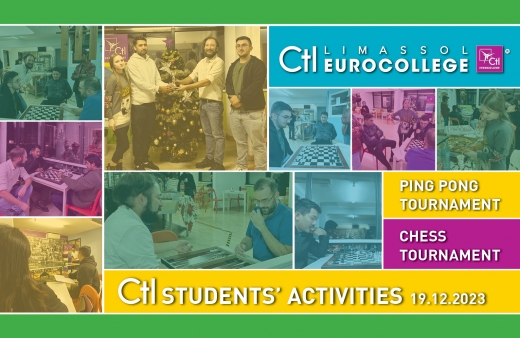 The CTL Eurocollege Ping Pong and Chess Tournament 